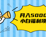 搏金汇小白福利网赚项目，长久稳定月入5000-逐风项目库