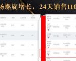 抖音7天螺旋Feed共振叠加连爆玩法，30天从0到1100万的抖音卖货底层逻辑揭秘-逐风项目库