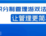 宅男·积分制管理游戏法则，让你从0到1，从1到N+，玩转积分制管理-逐风项目库