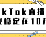 TikTok直播场观稳定在10万，导流独立站转化率1：5000实操讲解-逐风项目库