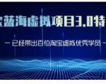 黄岛主·淘宝蓝海虚拟项目3.0，小白宝妈零基础的都可以做到月入过万-逐风项目库