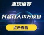星哥抖音中视频计划：单号月入3万抖音中视频项目，百分百的风口项目-逐风项目库