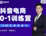诸葛老王抖音电商0-1训练营，从0开始轻松破冷启动，引爆直播间-逐风项目库
