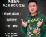 杰妮传媒·抖音快速起号核心实操课：教你新号快速起号，从0到100万过程-逐风项目库
