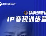 群响刘老板·IP变现训练营第6期：教你搞流量新姿势，IP打造获客私域经营-逐风项目库