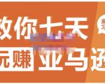 晟尧跨境·教你七天玩赚亚马逊，教你轻松玩赚亚马逊，适合小白学习-逐风项目库