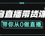 抖音直播带货课程：带你从0开始，学习主播、运营、中控分别要做什么-逐风项目库