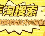 沧海老师·手淘搜索、手淘推荐持续拉升实操必备，简单易学，快速掌握-逐风项目库