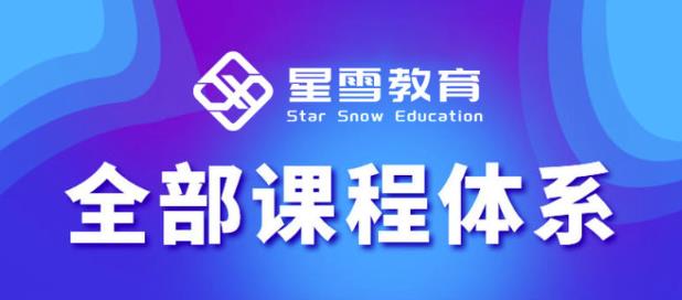 星雪教育淘系高级班，更全的运营提升方案，零基础由浅入深，店铺最新玩法-逐风项目库