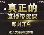 李扭扭超硬核的直播带货课，零粉丝快速引爆抖音直播带货-逐风项目库