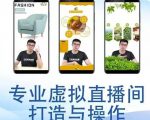 个人虚拟直播间的搭建与操作，专业虚拟直播间的打造与操作-逐风项目库