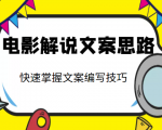 电影解说文案思路课，让你快速掌握文案编写的技巧（3节视频课程）-逐风项目库
