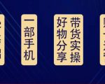 好物分享高阶实操课：0基础一部手机做好好物分享带货（24节课）-逐风项目库