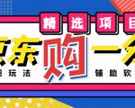 外面收费1980的最新京东无限一分购项目，一天轻松几百单（玩法+教程+软件）-逐风项目库