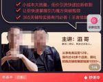 最新淘系引力魔方低价引流课程，小成本大流量，低价引流快速拉新收割-逐风项目库