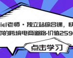Daniel老师·独立站综合课，快速开启你的跨境电商道路-价值2599元-逐风项目库
