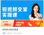小秋·短视频文案实操课，​从0到1教你做短视频的经验技巧-逐风项目库