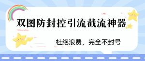 火爆双图防封控引流截流神器，最近非常好用的短视频截流方法【揭秘】-逐风项目库