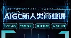 张诗童·AIGC新人类商业课，​行业分析/效率提升/商业机会/认知升维-逐风项目库