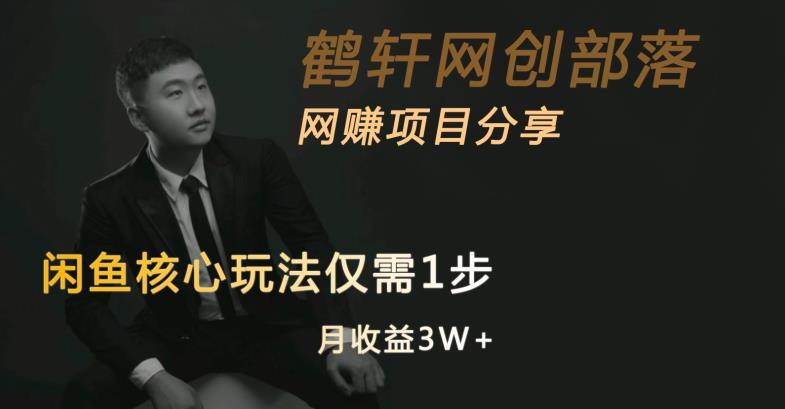 闲鱼核心玩法不卖货也能1年变现20W，玩法简单-逐风项目库