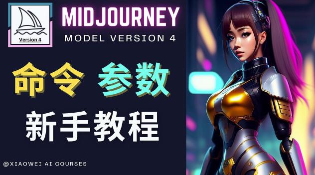 Midjourney新手入门教程，轻松创作顶级图像，命令参数-新手教程-逐风项目库