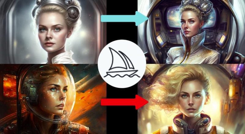 Midjourney V4实现连续性的人物创作：漫画，故事，动画操作教程参数设置-逐风项目库