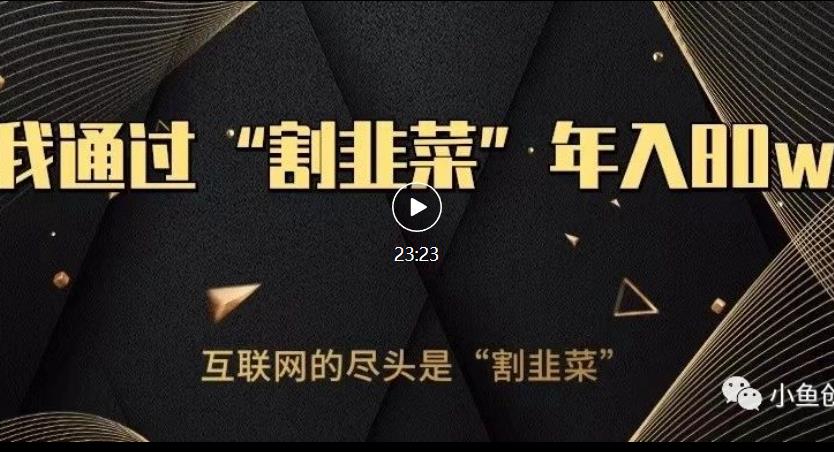 知识付费才是最好的项目，教你如何通过知识付费月入5万【揭秘】-逐风项目库